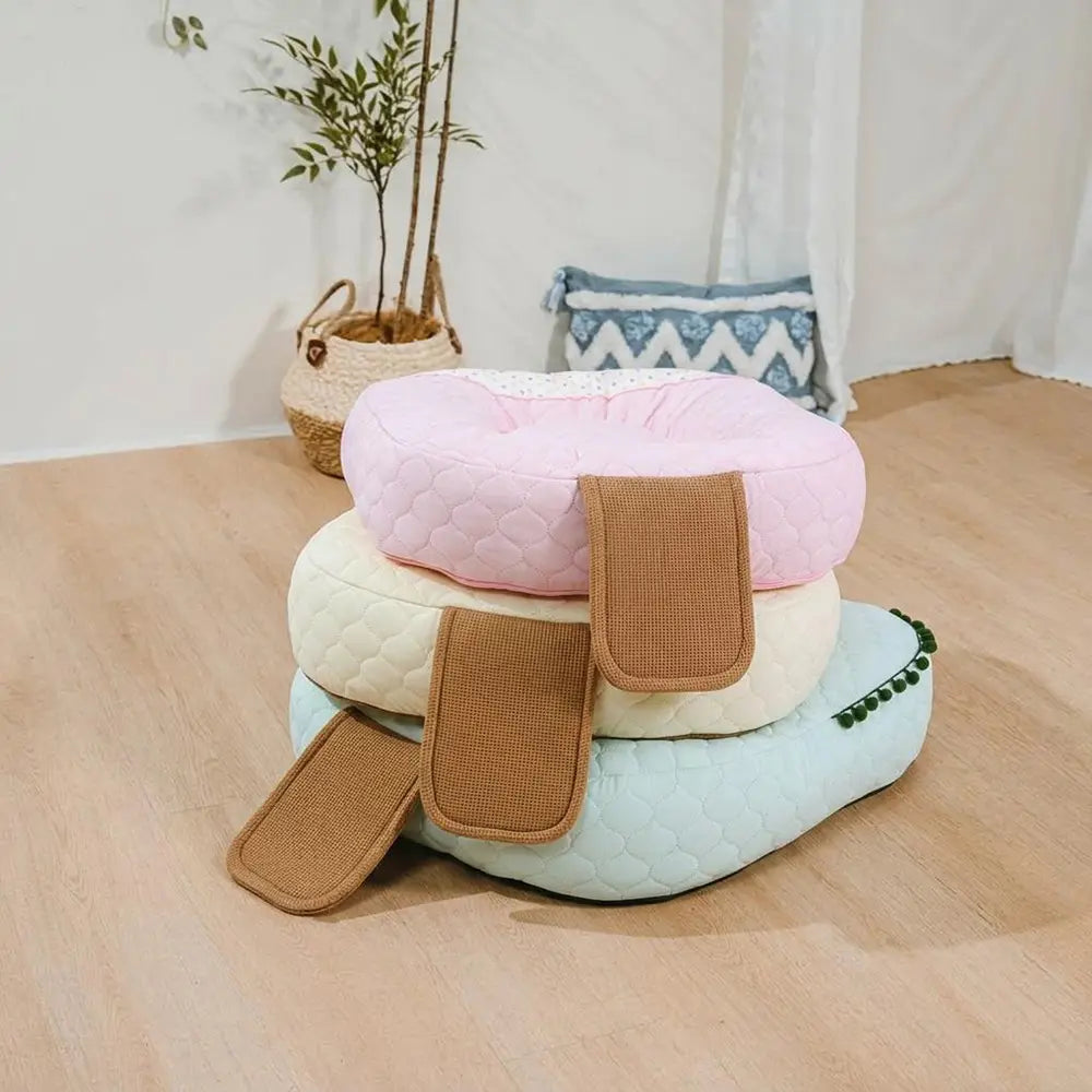 Kühlende Eissilke, wärmespeicherndes, beruhigendes Hundebett - Eiscreme