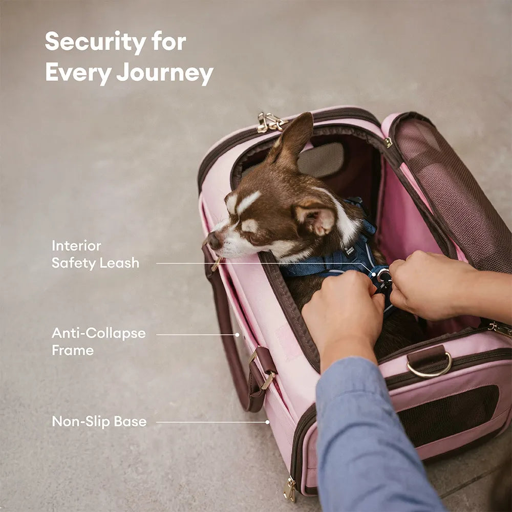 Hundetransport Tasche Airline Genehmigt Weichseitige Haustiertrage für Katzen - Urban Roaming