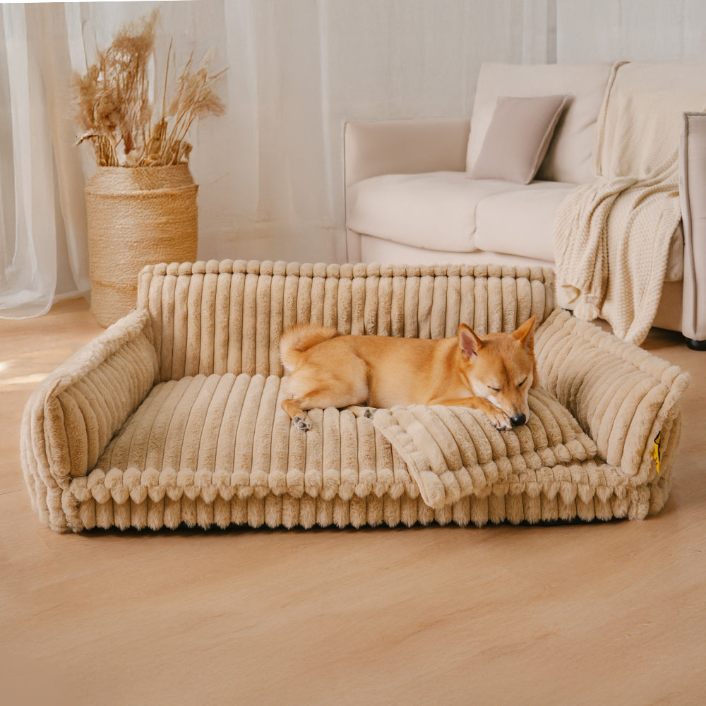 Großes waschbares flauschiges orthopädisches weiches Hundekissen Hundesofa-Bett - Home Office