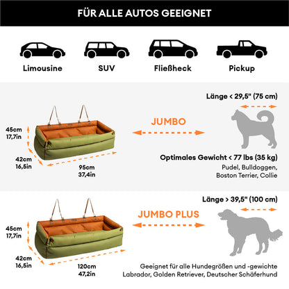 Städtischer Reisender Tragbares Hundewagen-Boosterbett - Roadtrip