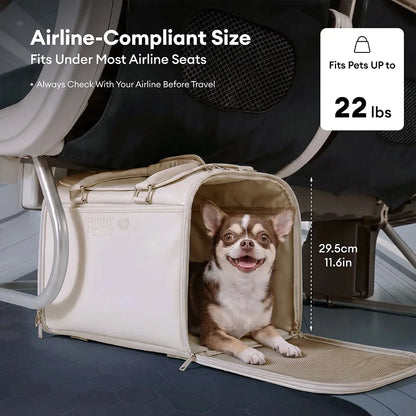 Hundetransport Tasche Airline Genehmigt Weichseitige Haustiertrage für Katzen - Urban Roaming