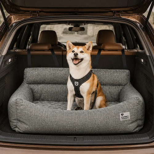 Reise-Kissen Voll Langlebig Waschbar Hund Auto Rücksitz Bett - Roadtrip