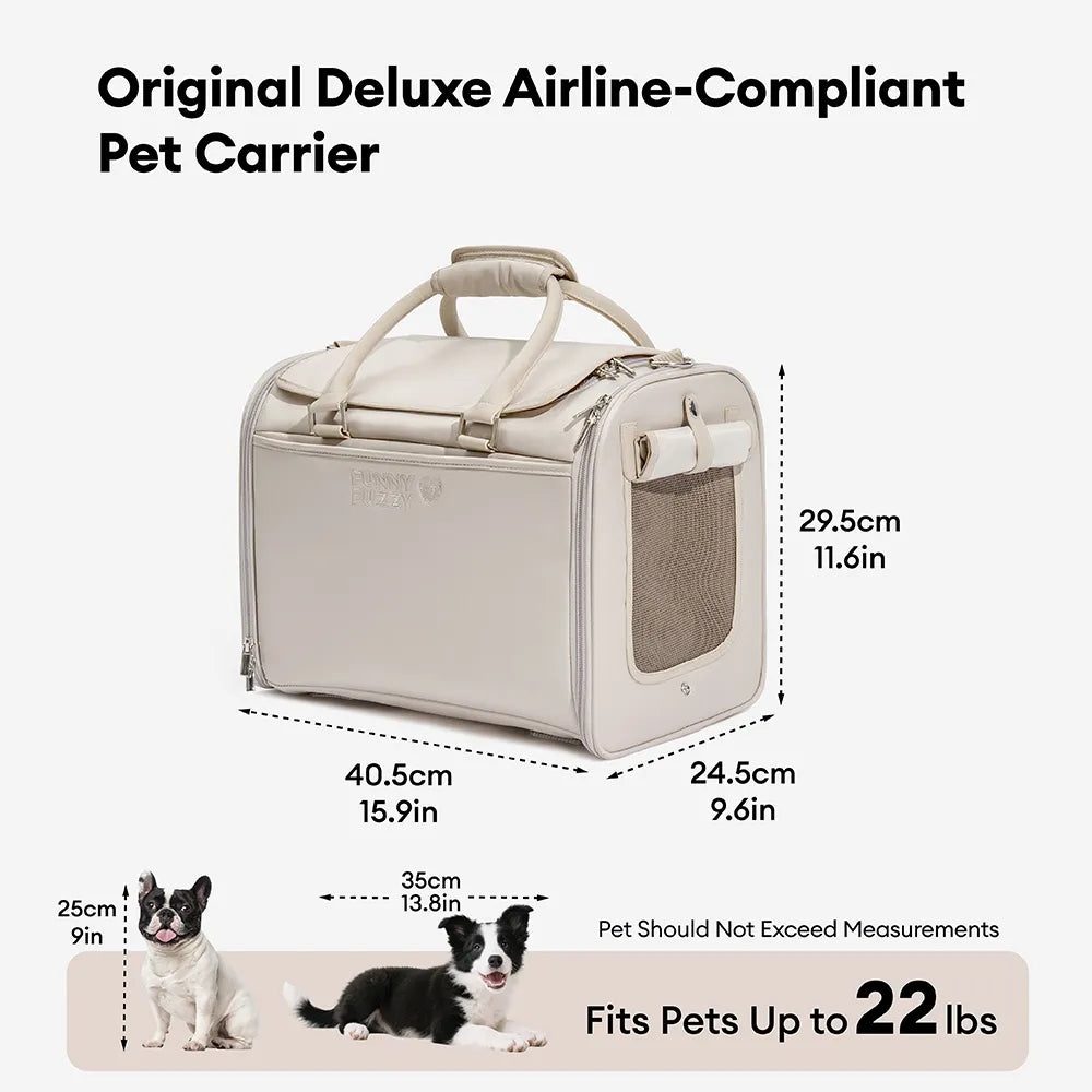 Hundetransport Tasche Airline Genehmigt Weichseitige Haustiertrage für Katzen - Urban Roaming