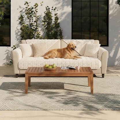 Wasserfeste gemütliche Fleece-Sofa-Schutz rutschfeste Sofabezug