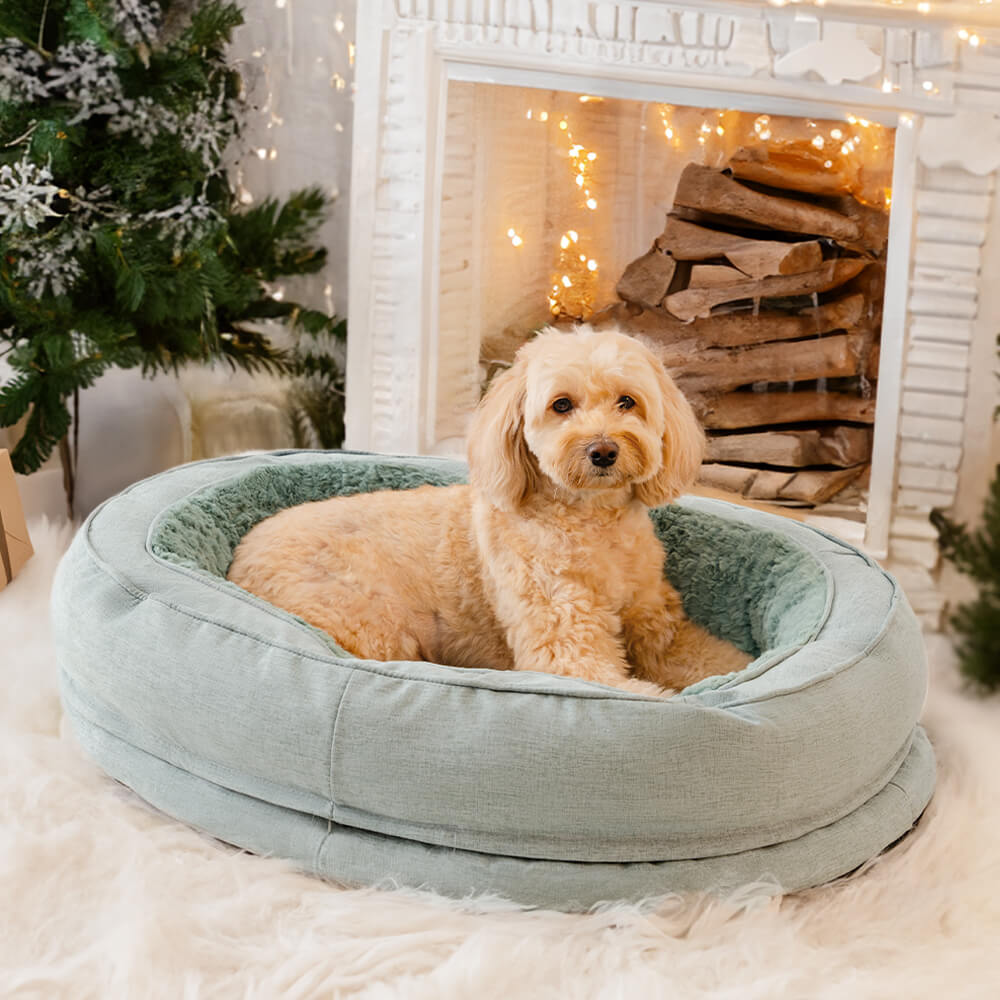 Donut Orthopädisches Hundebett - Haustierfreundliches Schlafzimmer