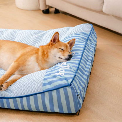 Extra großes kühlendes waschbares rechteckiges orthopädisches Hundebett - Home Office