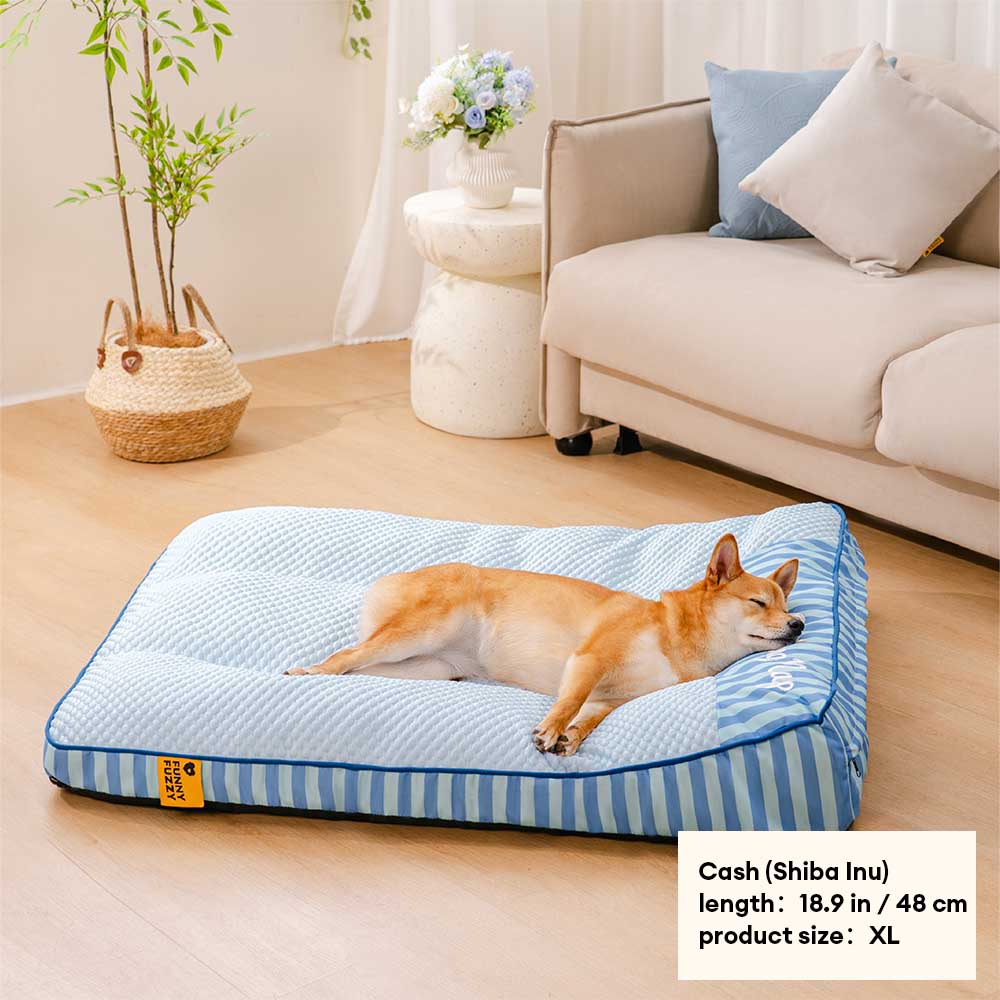 Extra großes kühlendes waschbares rechteckiges orthopädisches Hundebett - Home Office