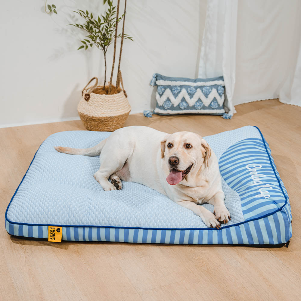 Extra großes kühlendes waschbares rechteckiges orthopädisches Hundebett - Home Office
