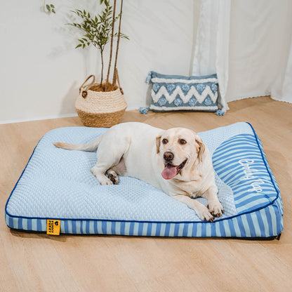 Extra großes kühlendes waschbares rechteckiges orthopädisches Hundebett - Home Office