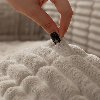 Wasserfeste gemütliche Fleece-Sofa-Schutz rutschfeste Sofabezug