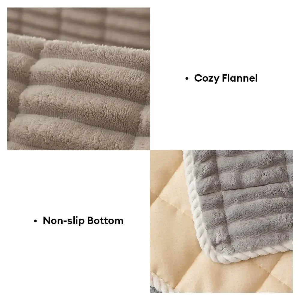 Wasserfeste gemütliche Fleece-Sofa-Schutz rutschfeste Sofabezug