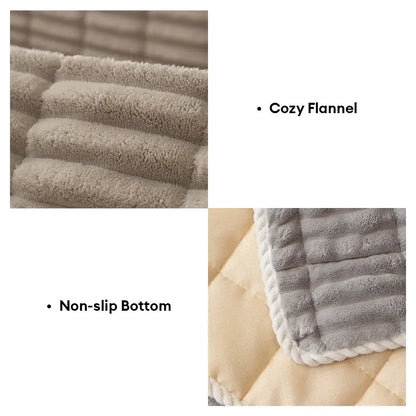 Wasserfeste gemütliche Fleece-Sofa-Schutz rutschfeste Sofabezug