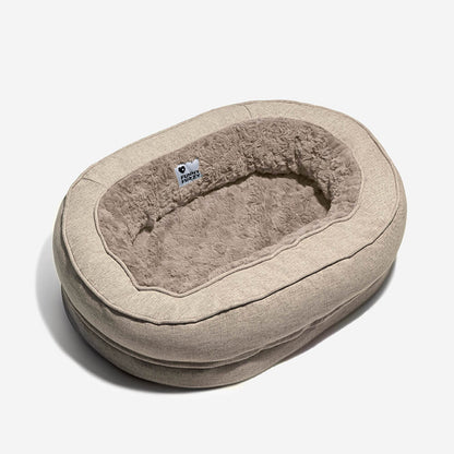 Donut Orthopädisches Hundebett - Haustierfreundliches Schlafzimmer